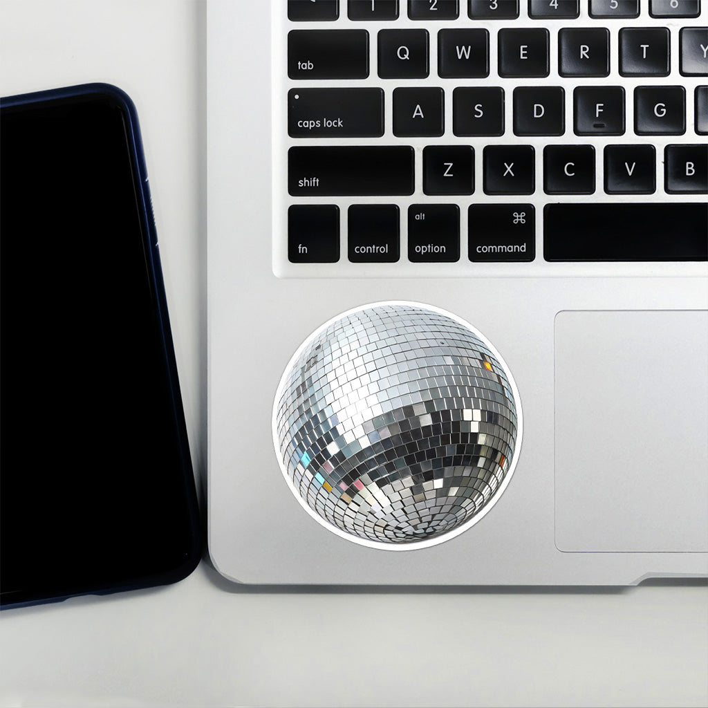 Disco Ball Sticker - Cute, Waterproof Vinyl Sticker for Laptops, Water Bottles, and Journals