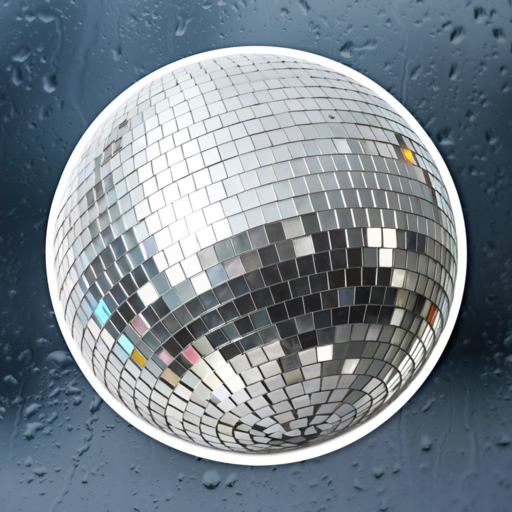 Disco Ball Sticker - Cute, Waterproof Vinyl Sticker for Laptops, Water Bottles, and Journals