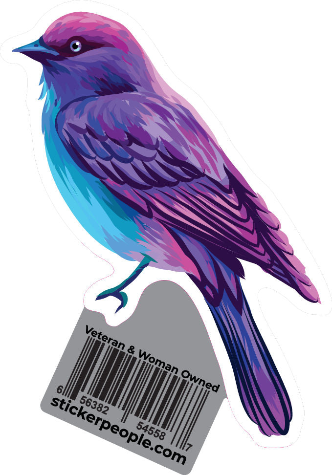 Purple Martin Bird Perching