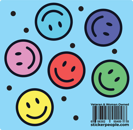 Smiley Faces Sheet X6