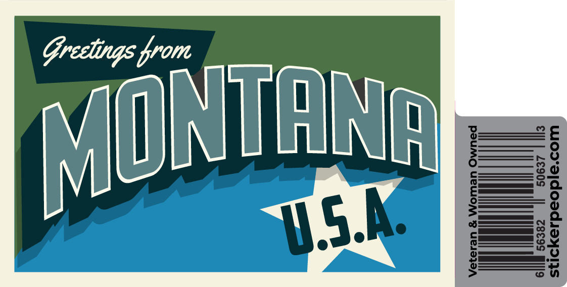 Montana Postcard Greeting